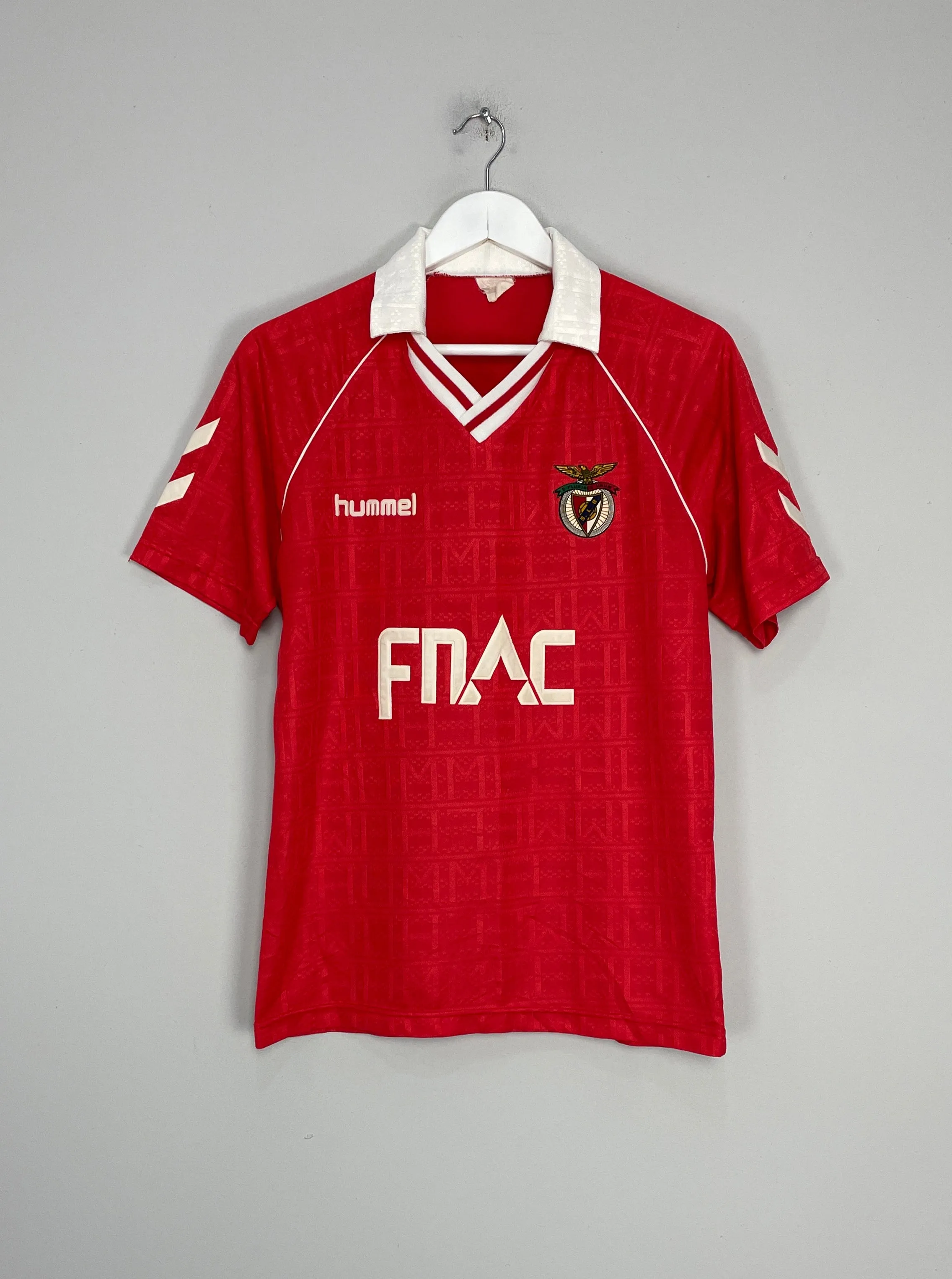 1990/91 BENFICA HOME SHIRT (M) HUMMEL