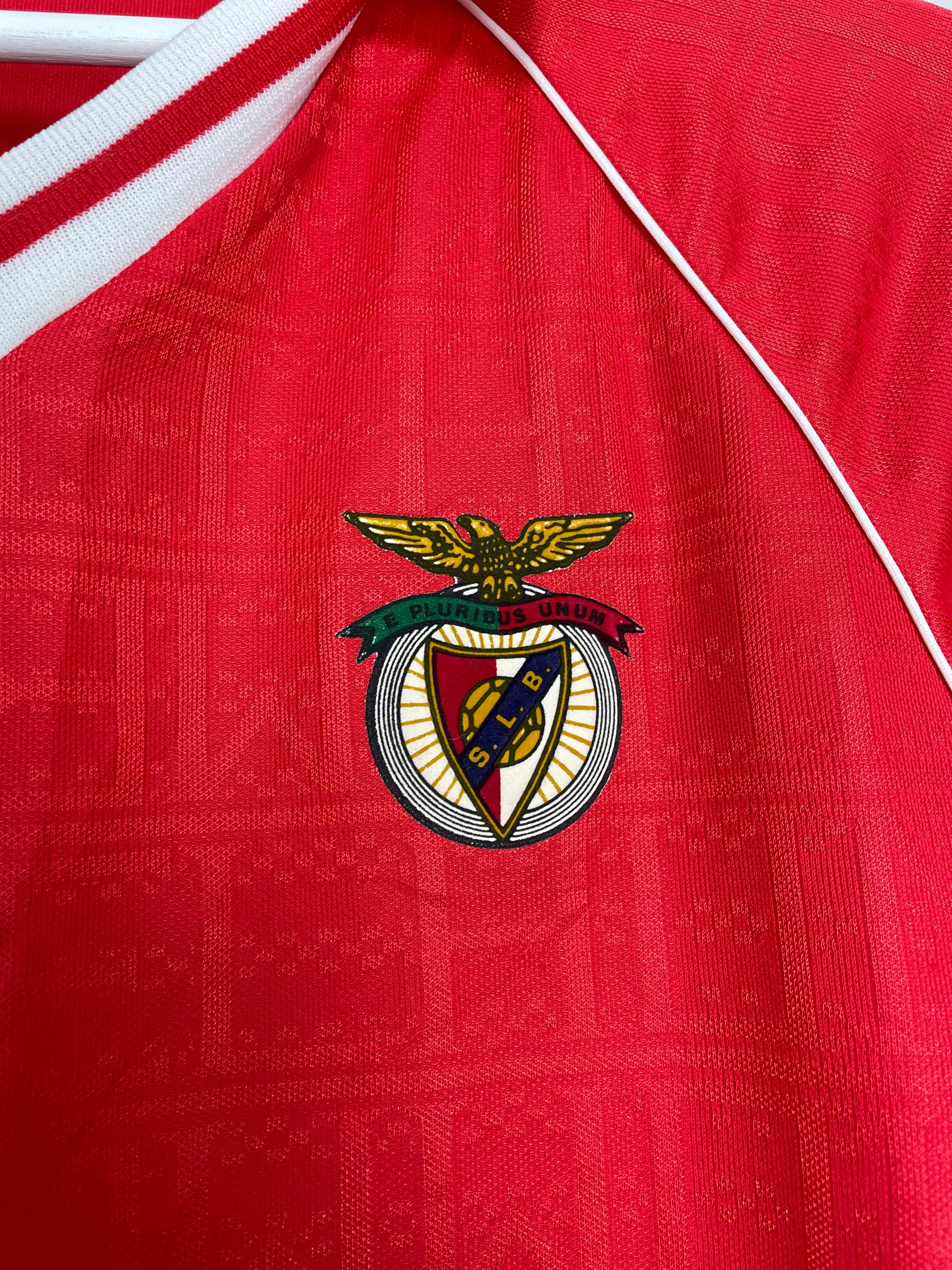 1990/91 BENFICA HOME SHIRT (M) HUMMEL