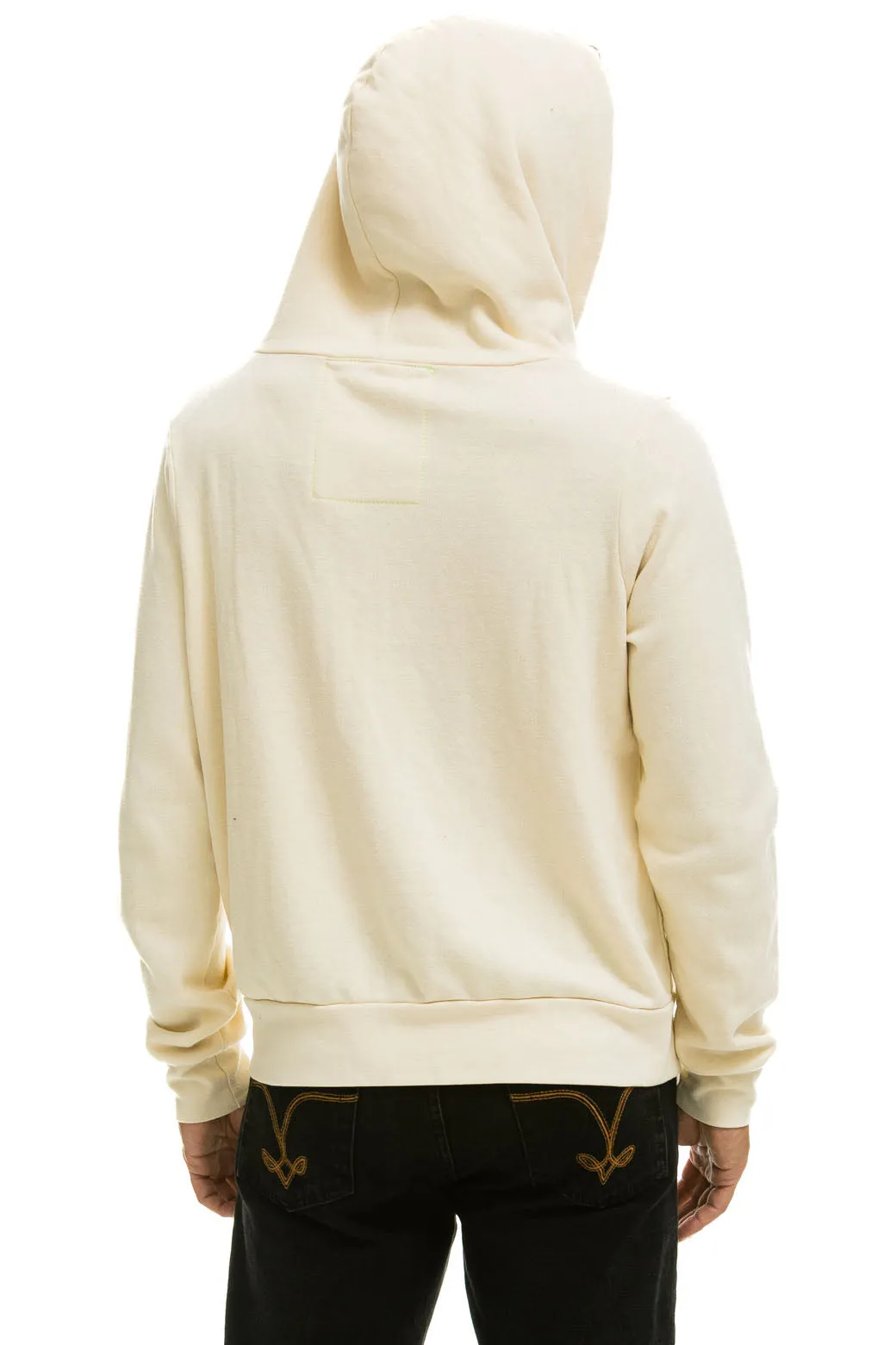 5 STRIPE HOODIE - VINTAGE WHITE