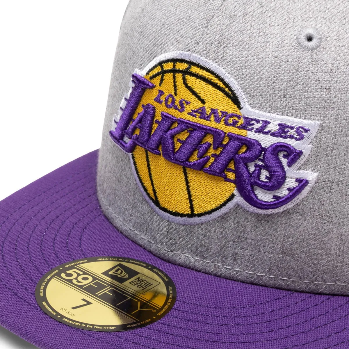 59FIFTY LOS ANGELES LAKERS HEATHER FITTED HAT