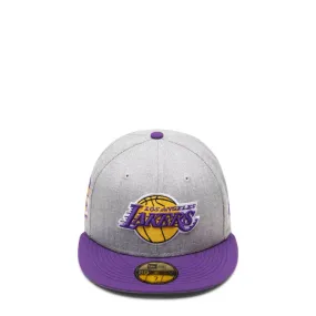 59FIFTY LOS ANGELES LAKERS HEATHER FITTED HAT