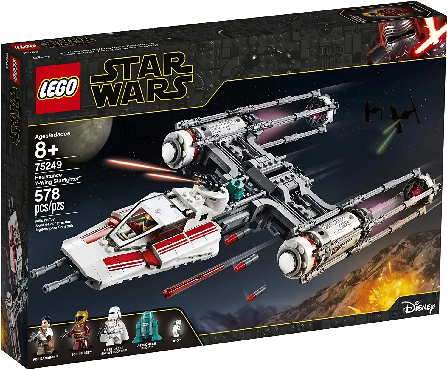 75249 Resistance Y-Wing Starfighter