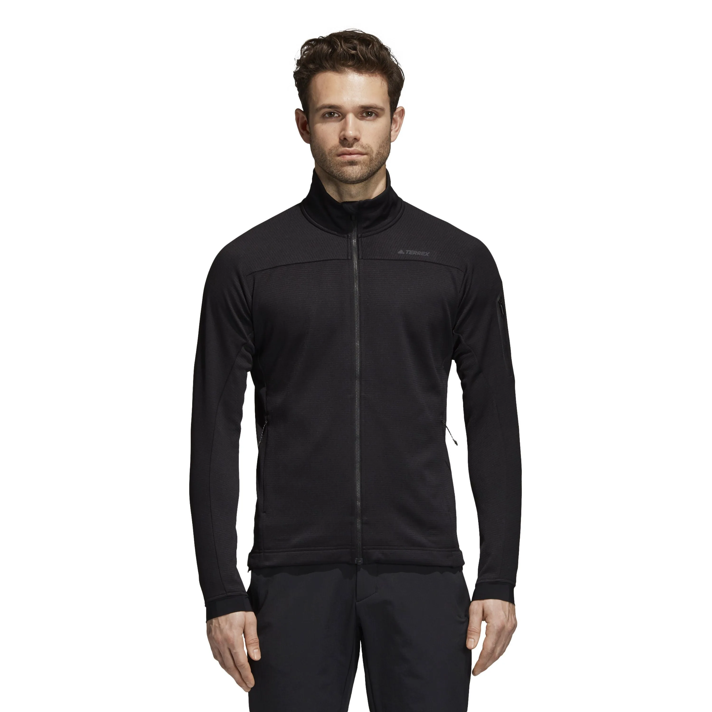 adidas Men's Stockhorn Fleece Jacket II Black L