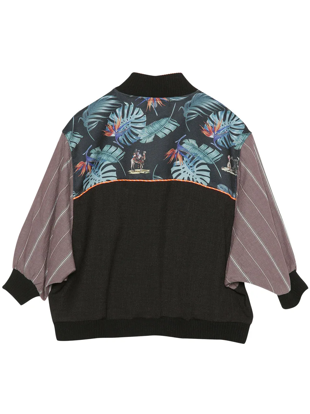 Aloha Black Spring Bomber