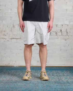 and wander Oversized Cargo Short Off White