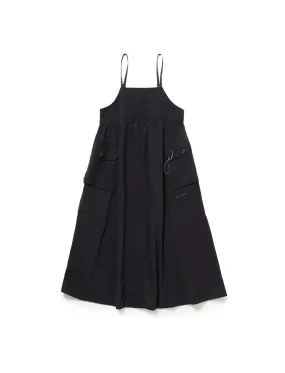 And Wander Womens Oversized Cargo Dress Black