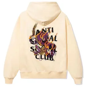 Anti Social Social Club Quivering Liquids Hoodie Ecru