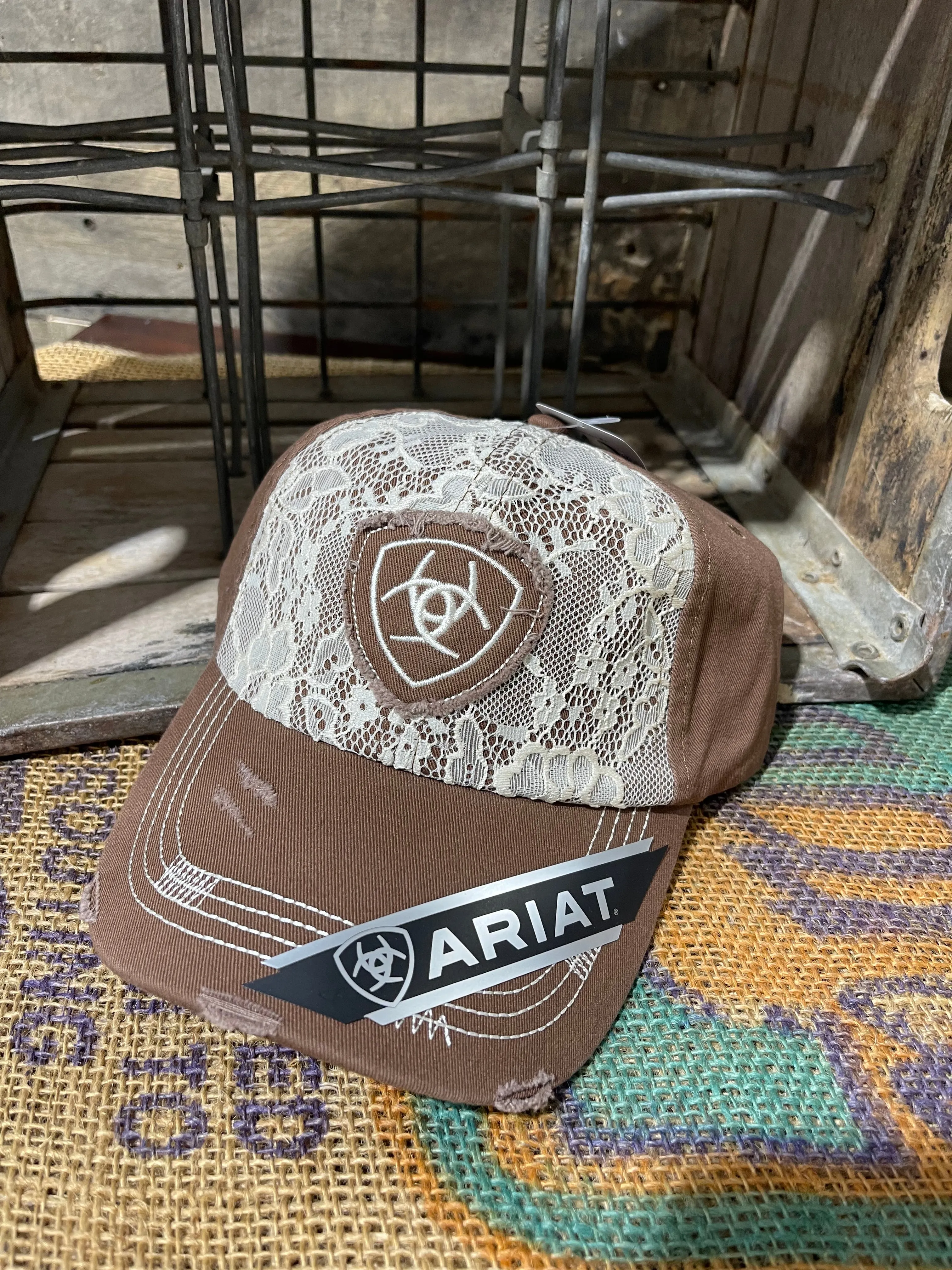 Ariat Lace Ball Cap