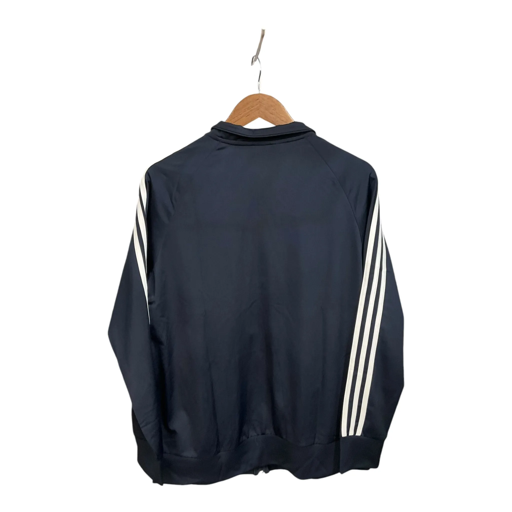 Athletic Jacket By Adidas In Navy, Size: 2x