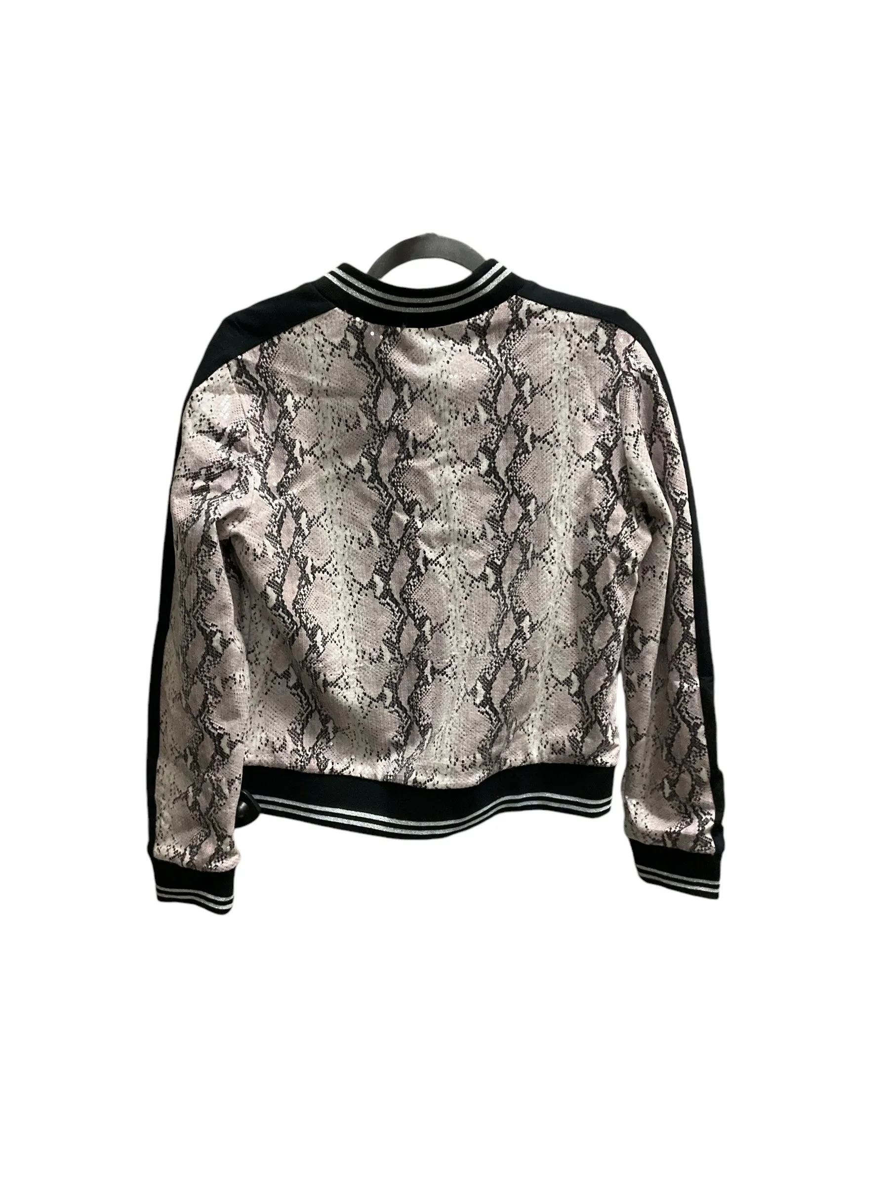 Athletic Jacket By Boston Proper In Snakeskin Print, Size: S