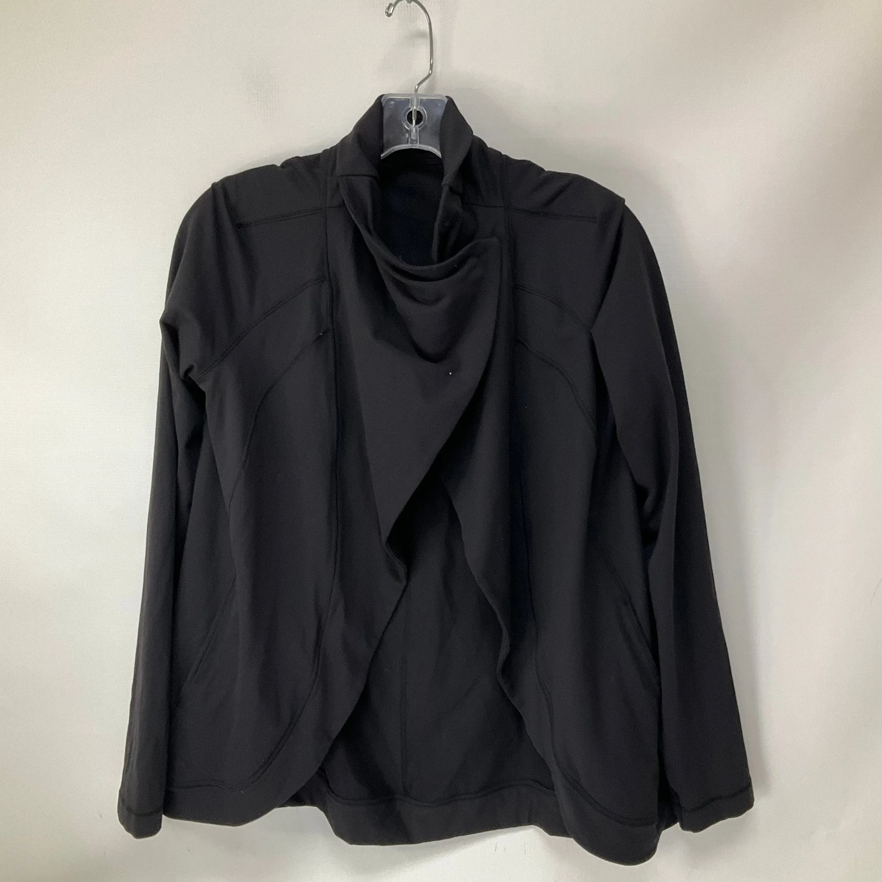 Athletic Jacket By Lululemon In Black, Size: 6