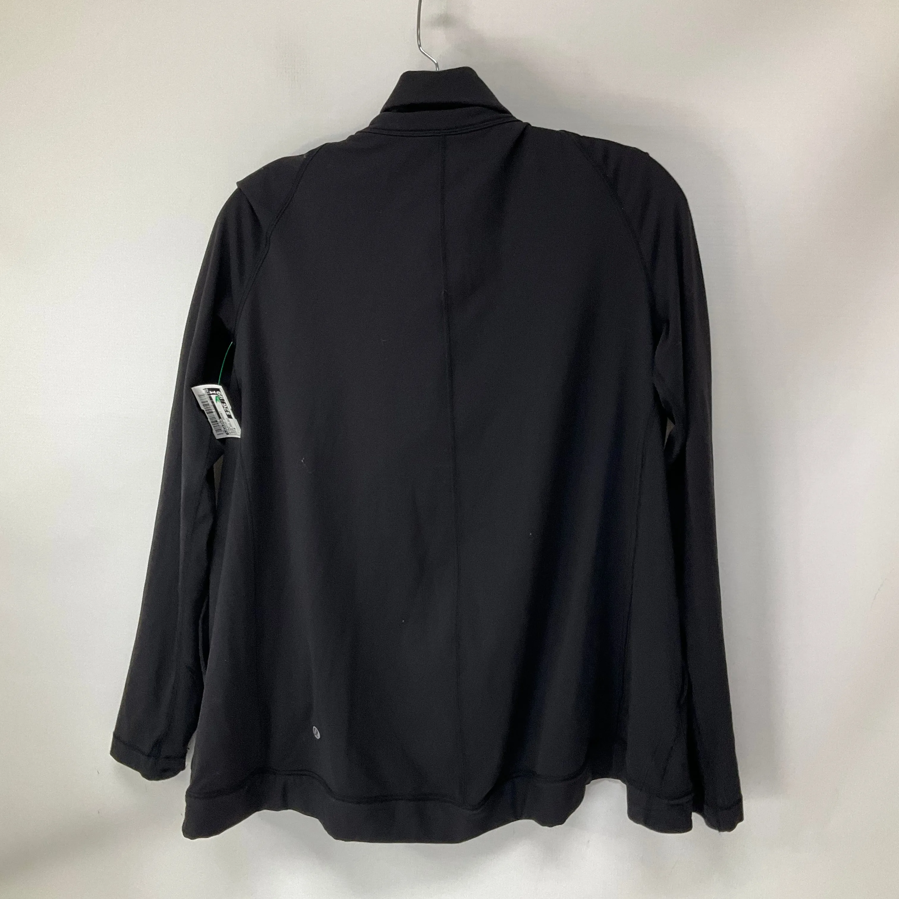 Athletic Jacket By Lululemon In Black, Size: 6