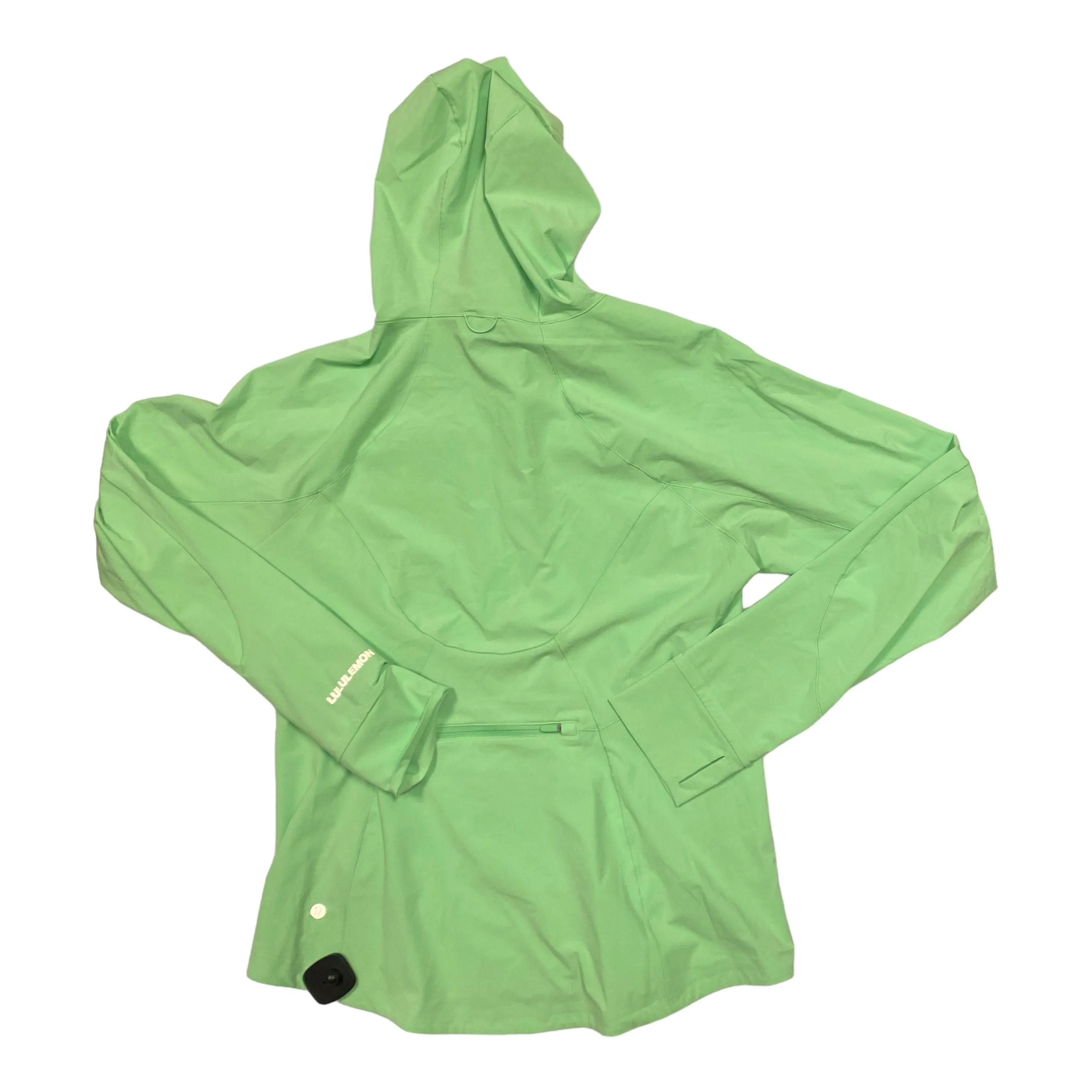 Athletic Jacket By Lululemon In Green, Size: 12