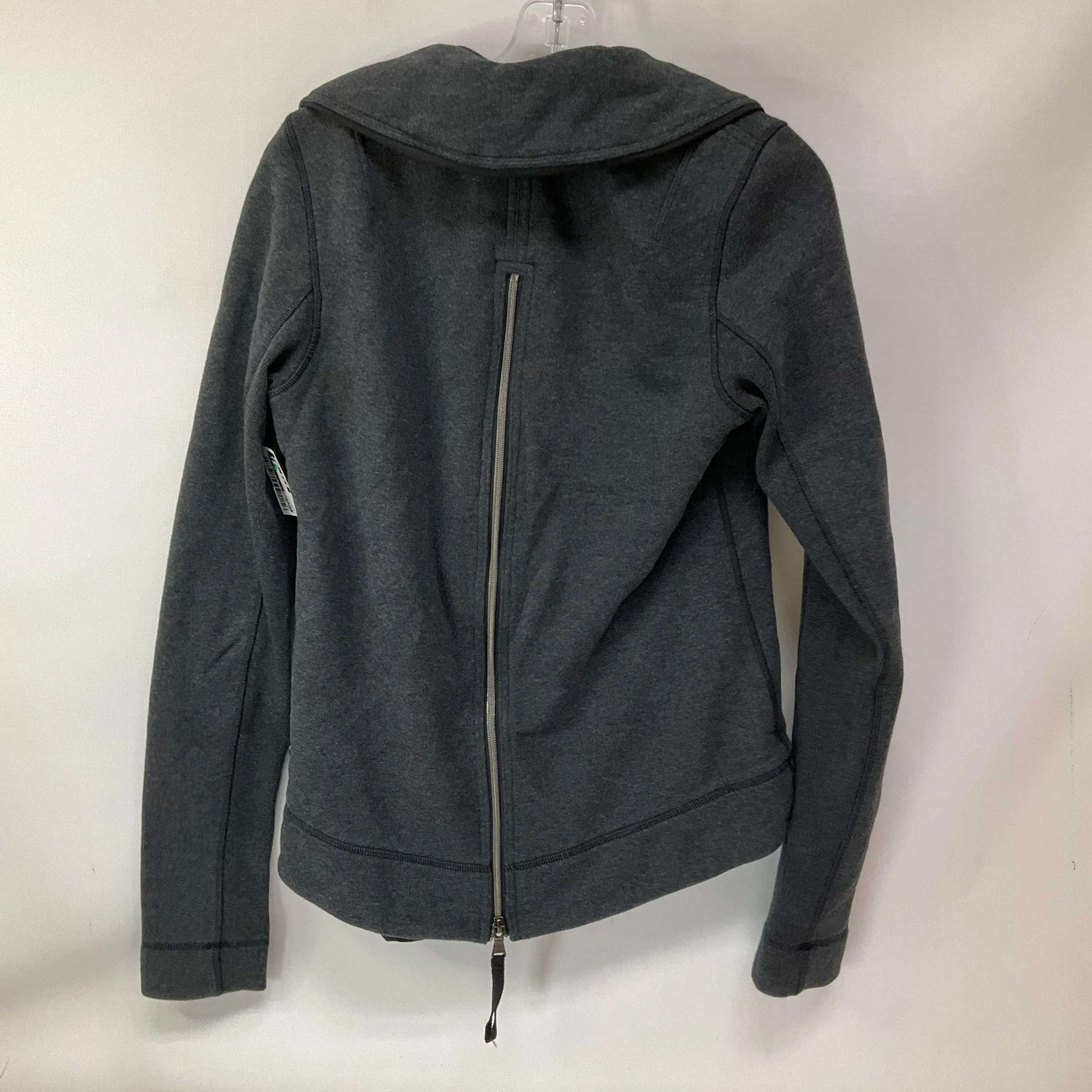 Athletic Jacket By Lululemon In Grey, Size: 8