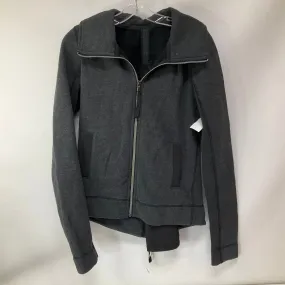 Athletic Jacket By Lululemon In Grey, Size: 8