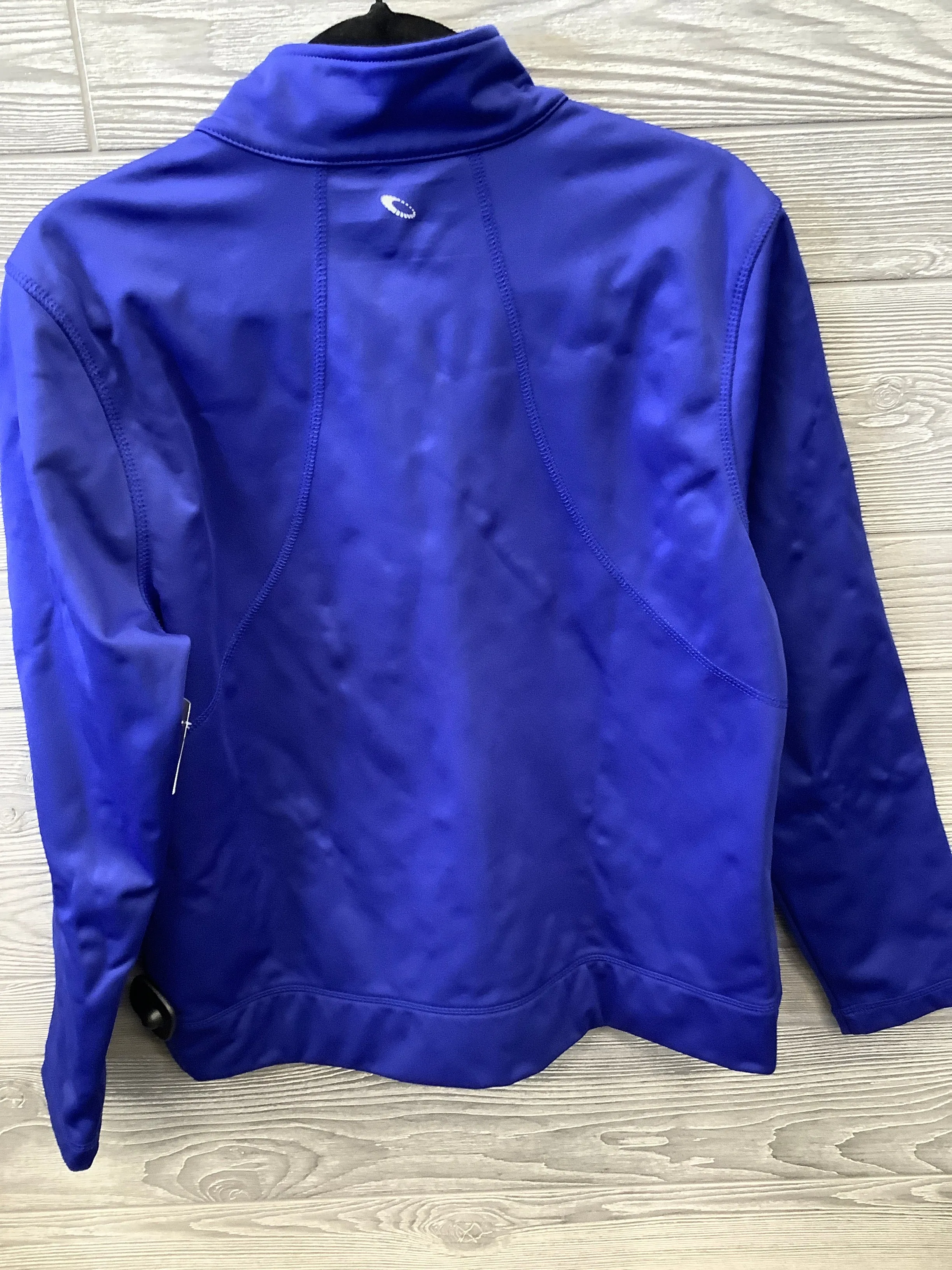 Athletic Jacket By Tek Gear In Blue, Size: L