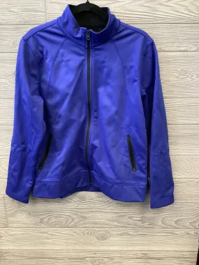 Athletic Jacket By Tek Gear In Blue, Size: L