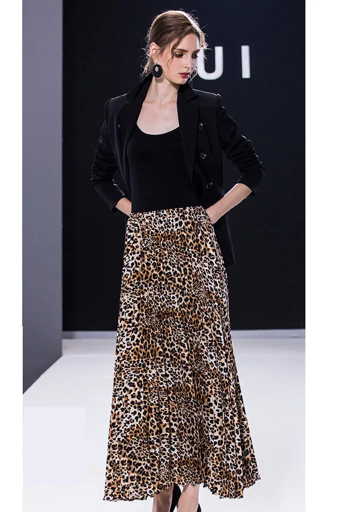 AUI-BLAZER AND LEOPARD DRESS SET