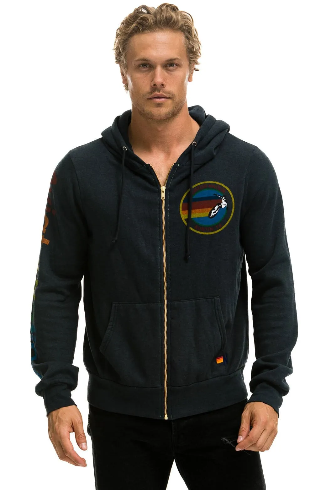 AVIATOR NATION AUSTIN HOODIE - CHARCOAL