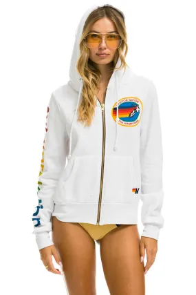 AVIATOR NATION HAMPTONS HOODIE - WHITE