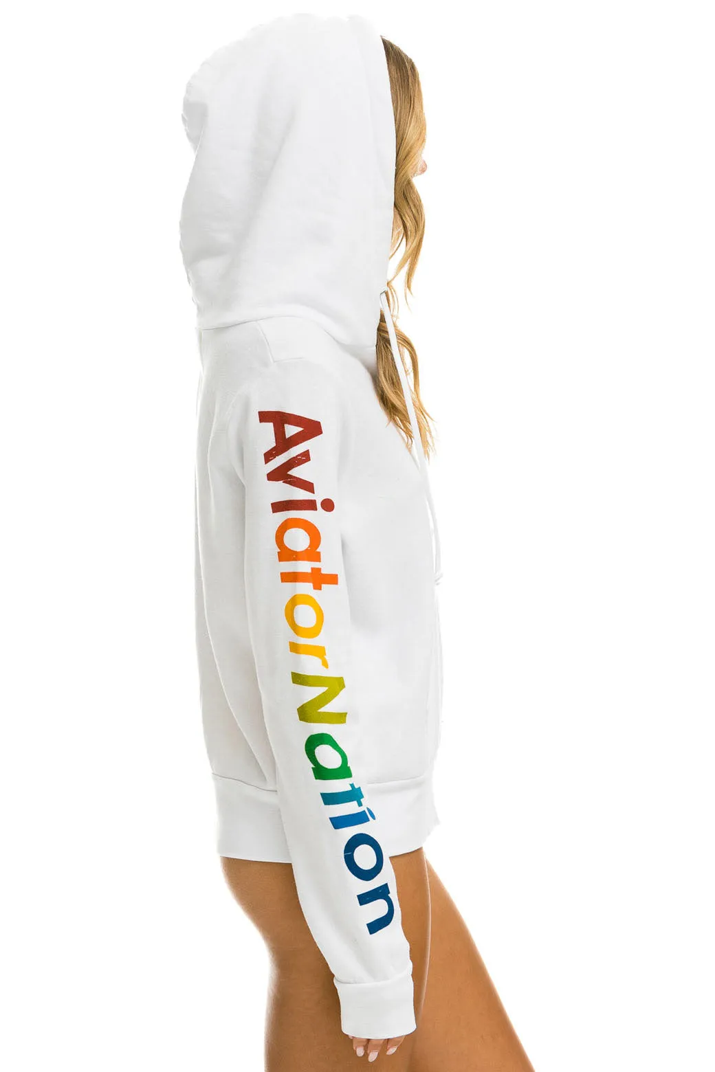 AVIATOR NATION HAMPTONS HOODIE - WHITE