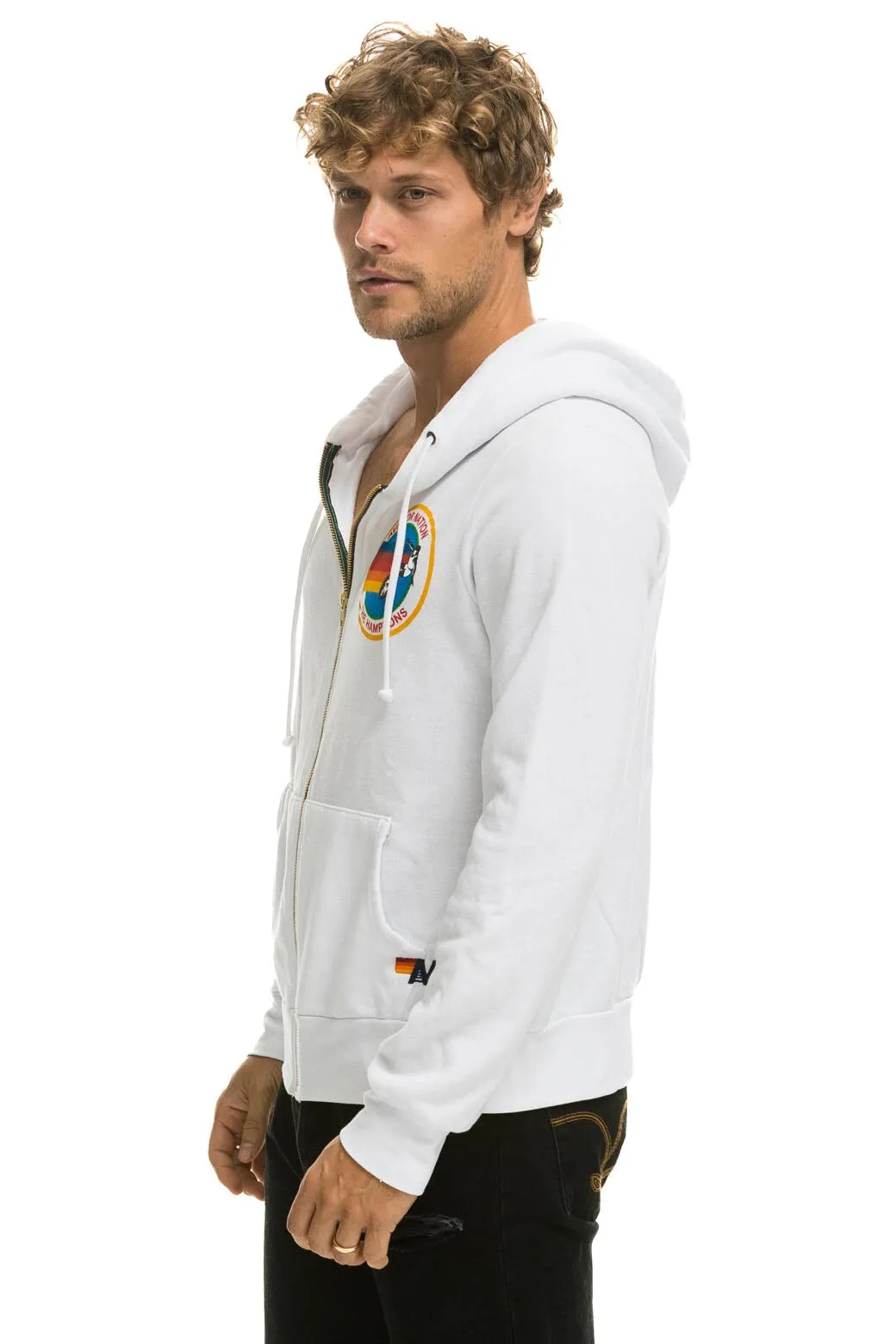 AVIATOR NATION HAMPTONS HOODIE - WHITE