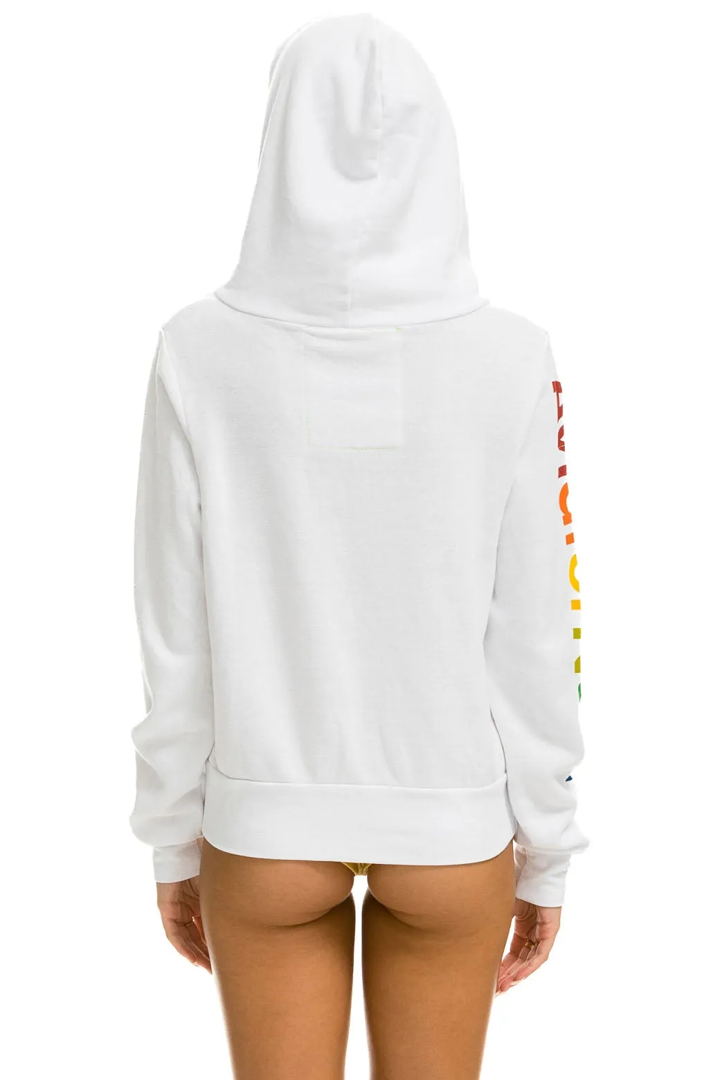 AVIATOR NATION HAMPTONS HOODIE - WHITE