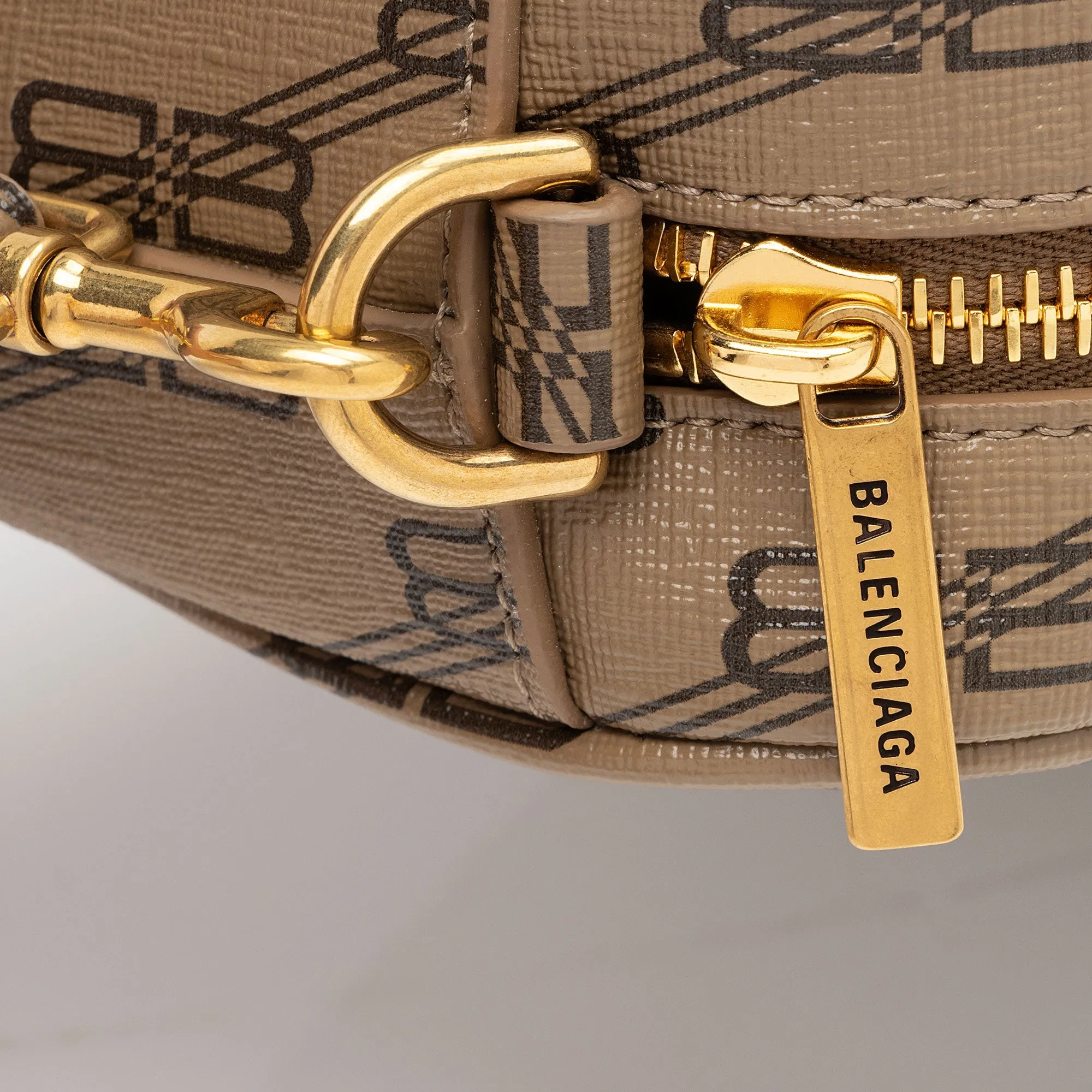 Balenciaga BB Monogram Canvas Medium Camera Bag