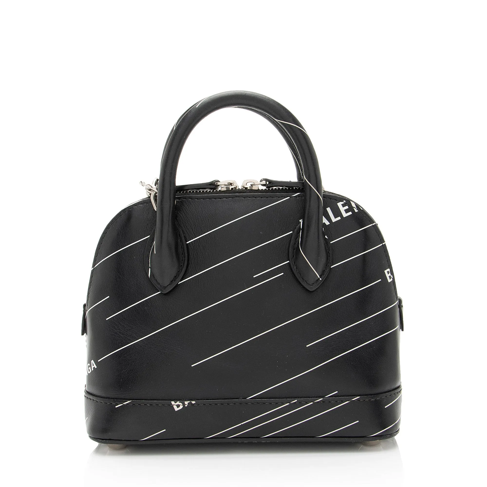 Balenciaga Calfskin Logo XXS Ville Top Handle Bag (SHF-SiN99o)