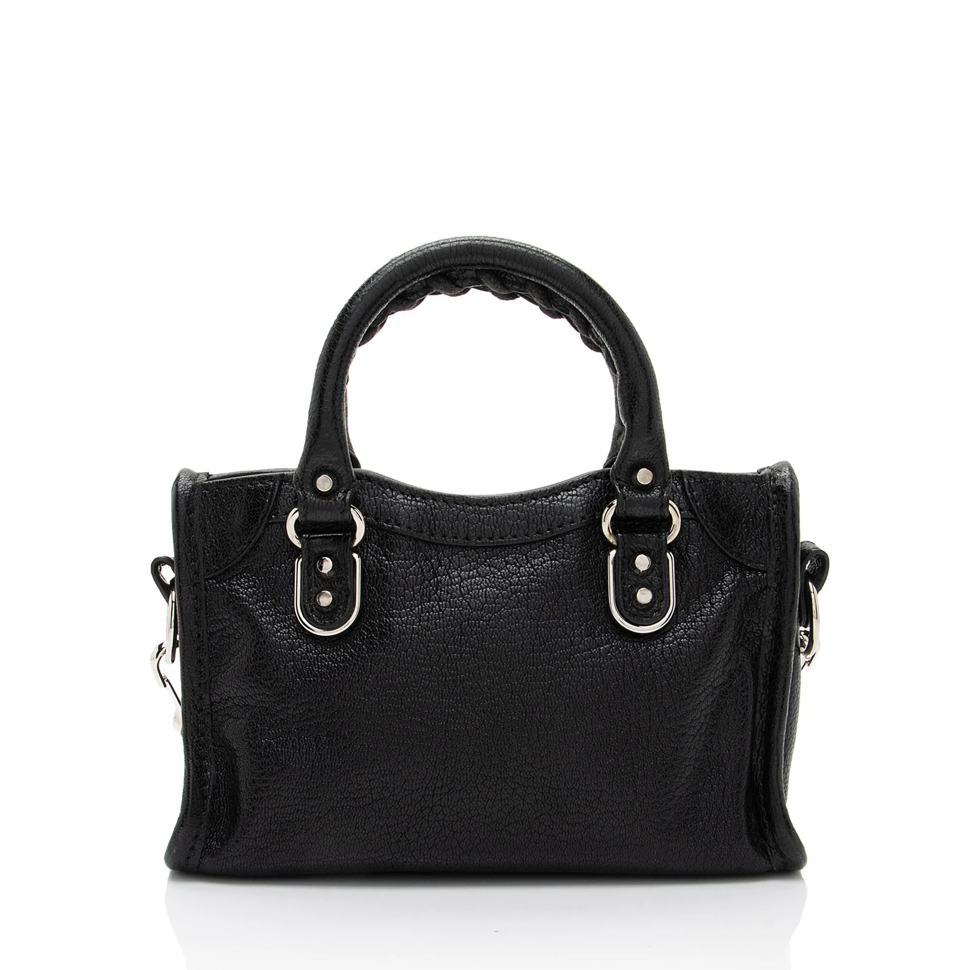 Balenciaga Chevre Metal Edge City Nano Satchel