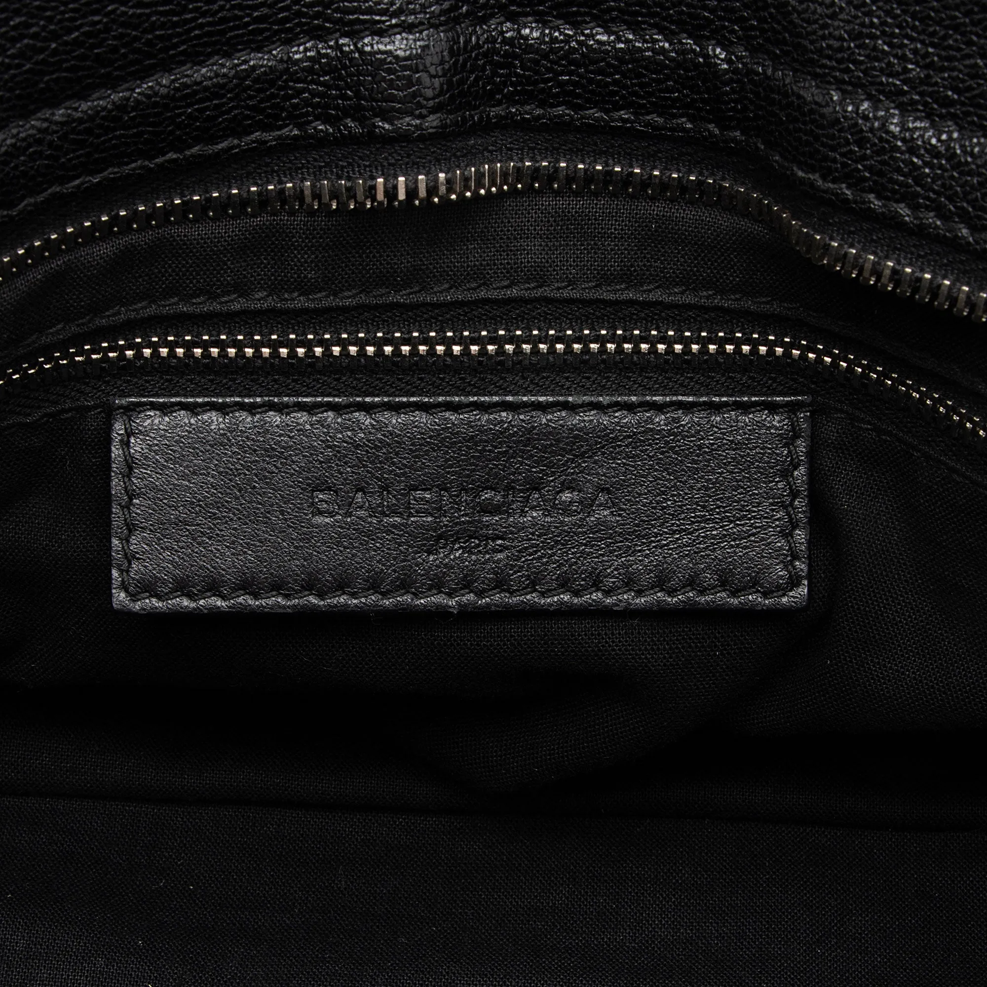 Balenciaga Metallic Agneau Edge City Satchel (SHF-gbJy0h)