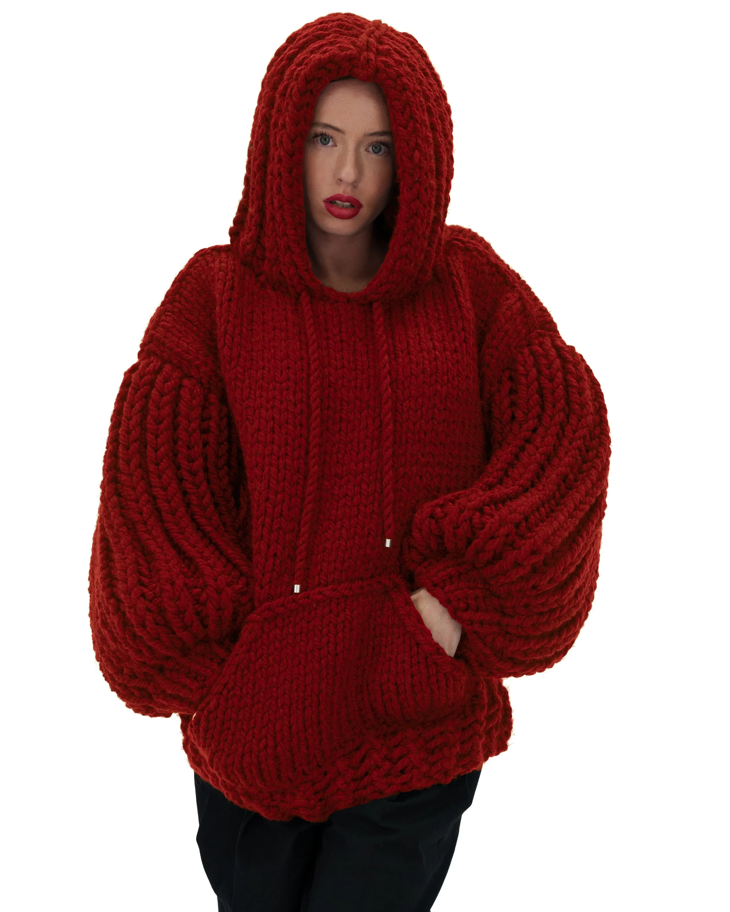 Balloon Sleeve Hoodie