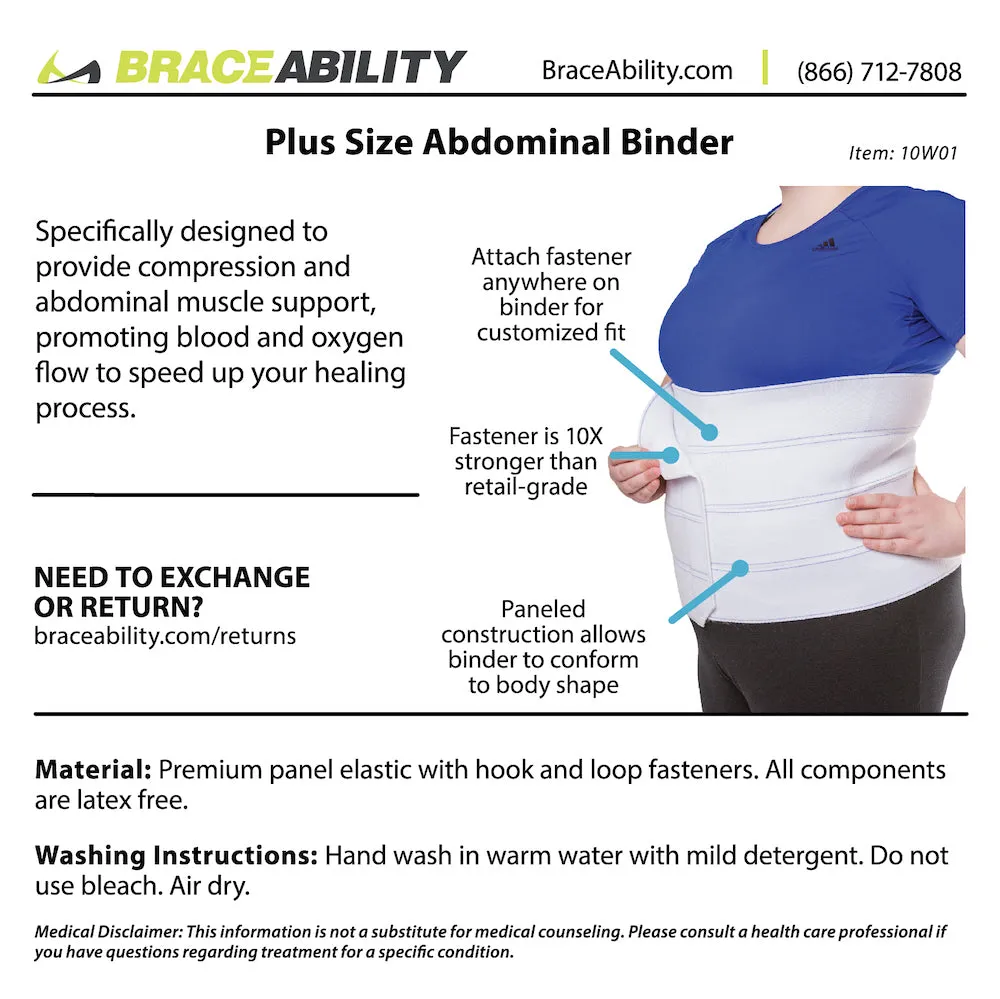 Bariatric Surgery Abdominal Binder after Tummy Tuck, Gastric Bypass & Liposuction