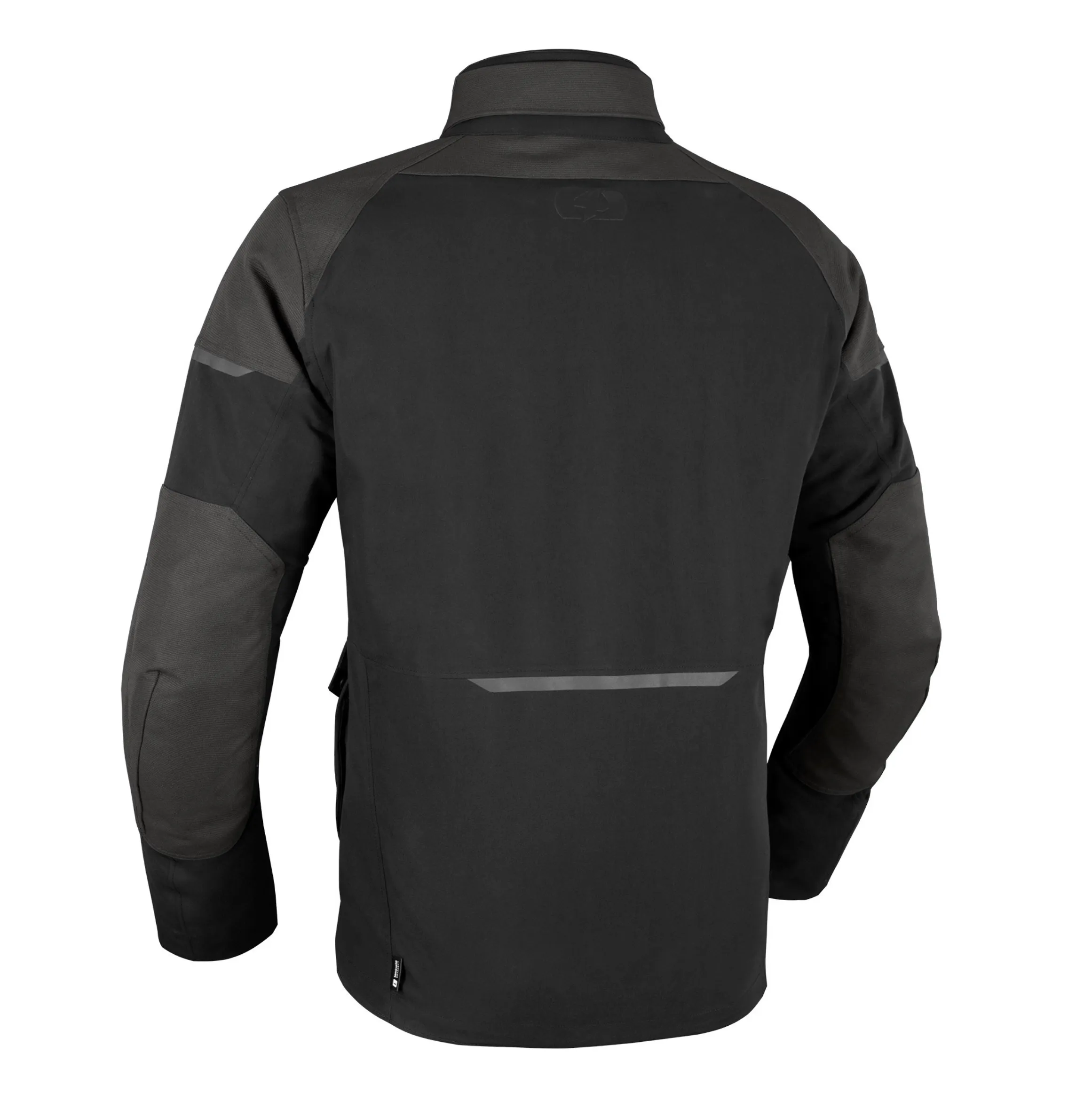 Barkston Waterproof Black Biker Jacket with Elbow & Shoulder armour by Oxford products