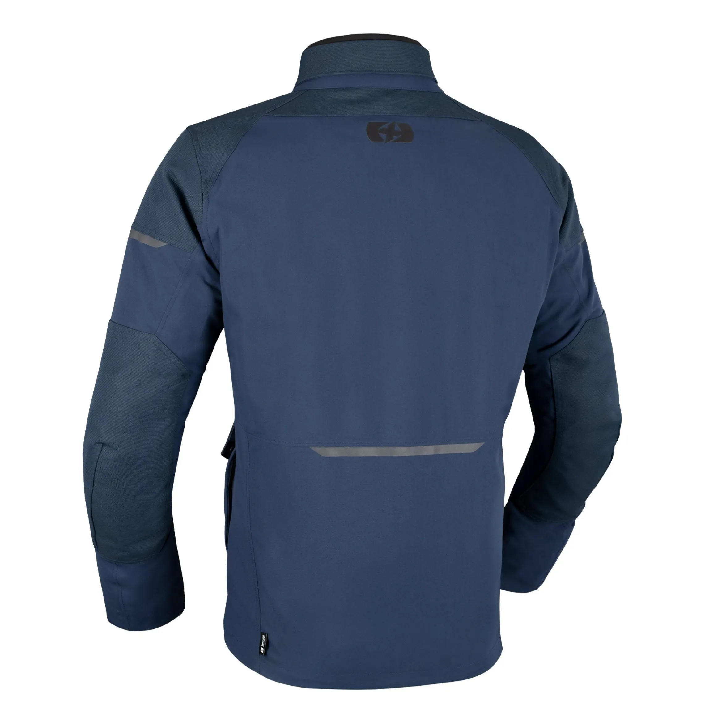 Barkston Waterproof Navy Blue Biker Jacket with Elbow & Shoulder armour by Oxford products