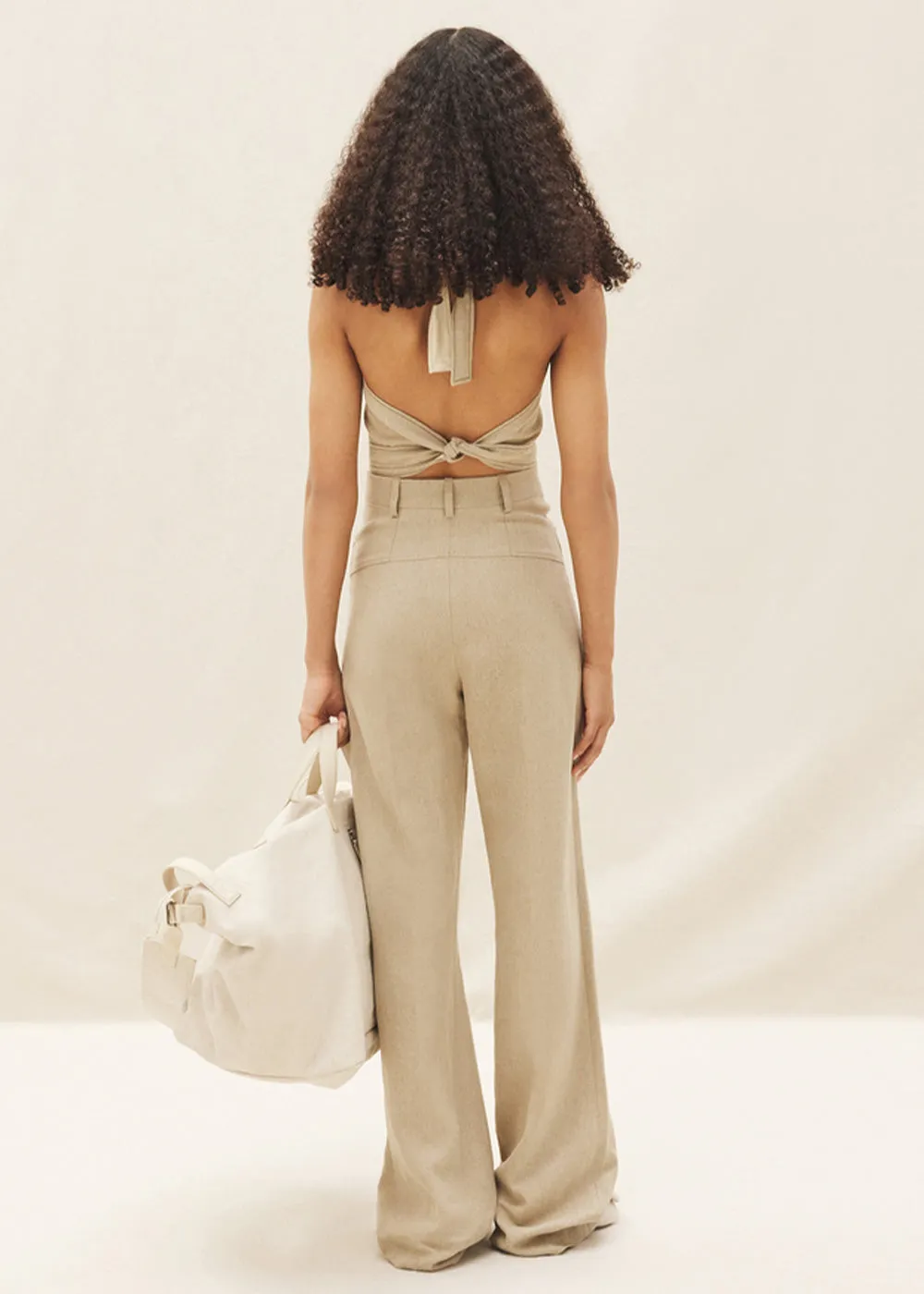 Beige 'Le Pantalon Sauge' Pants