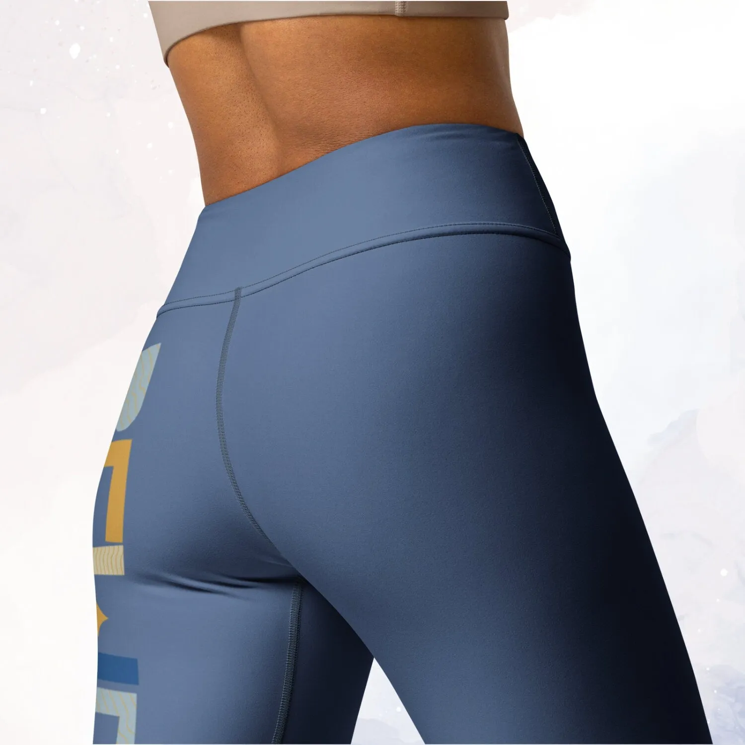 Believe in Yourself Indigo Blue Leggings