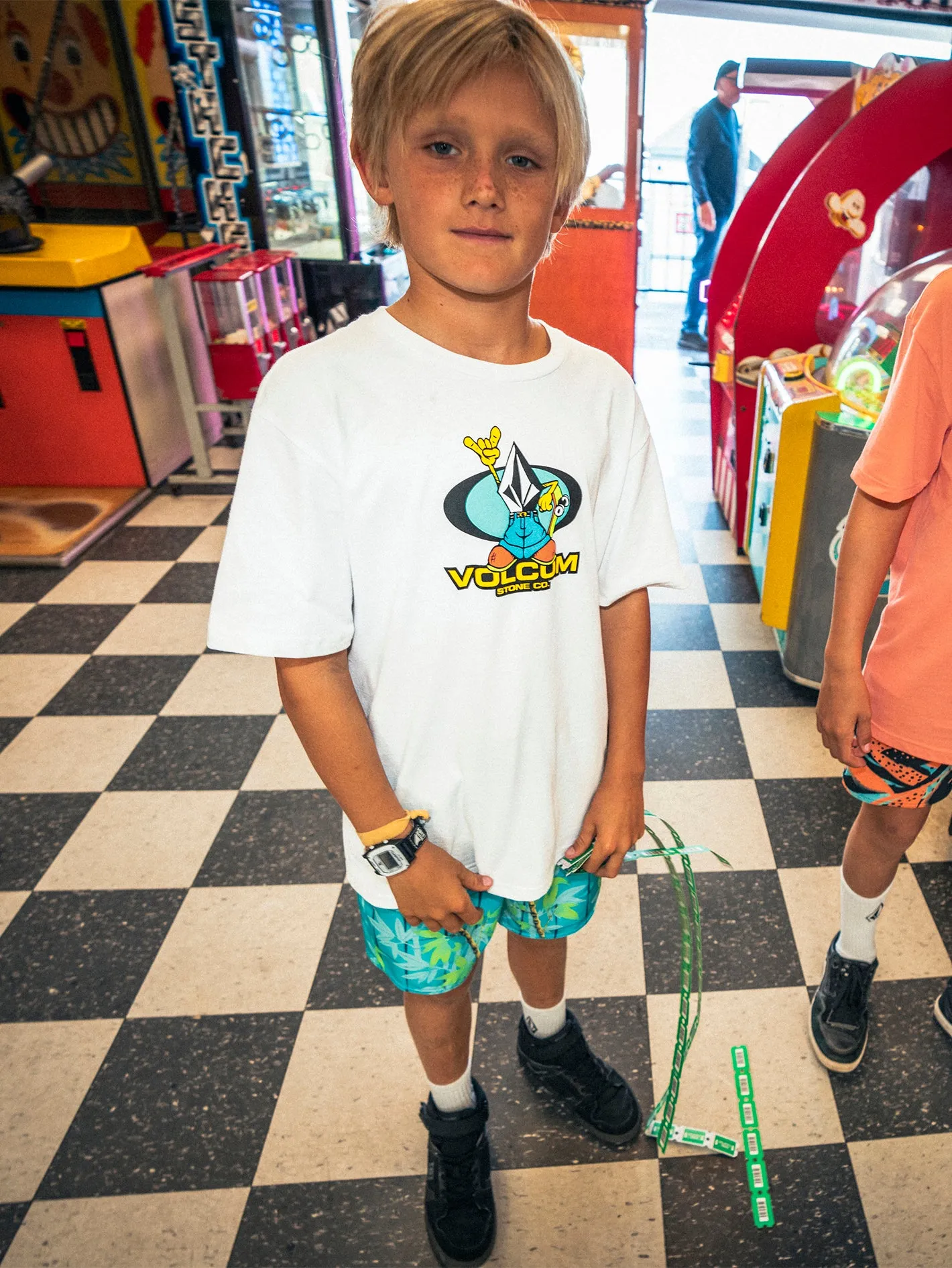 Big Boys Baggy Short Sleeve Tee - White