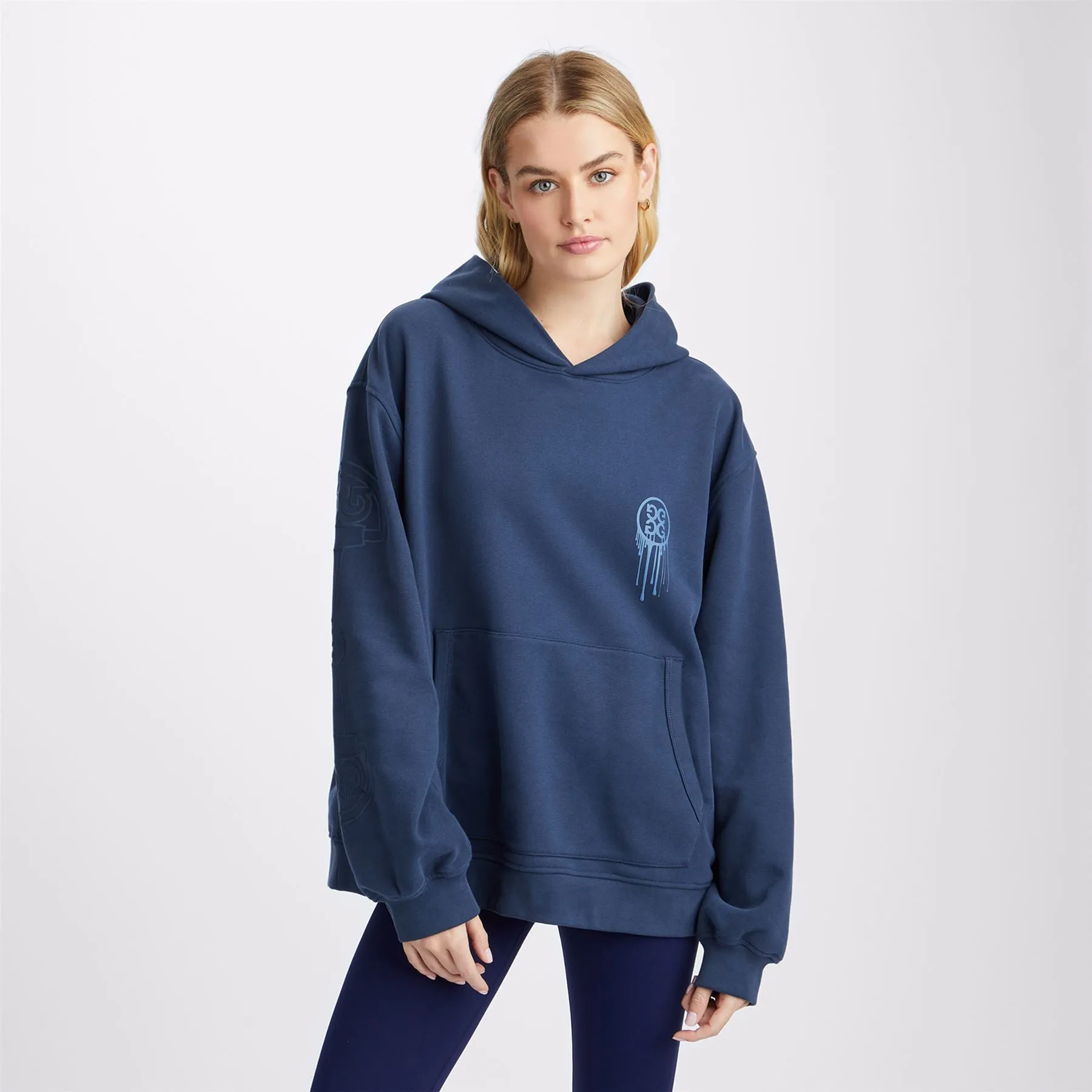 Birdies Oversized Fit French Terry Hoodie Ink - AW23