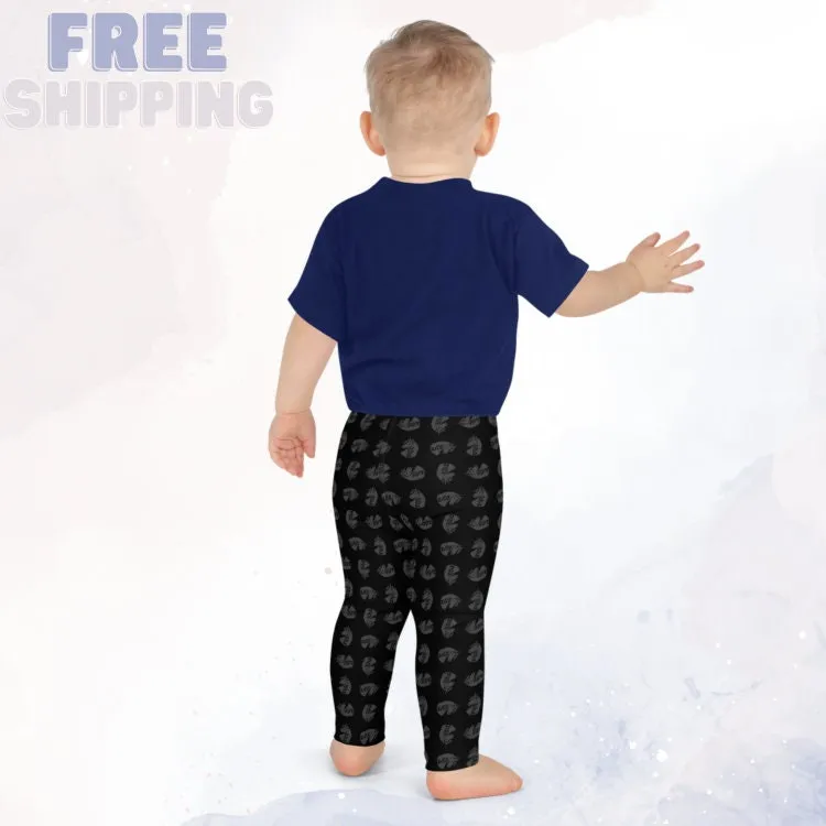 Black Unicorn Comfy Kids Leggings