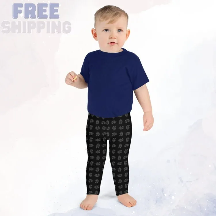 Black Unicorn Comfy Kids Leggings