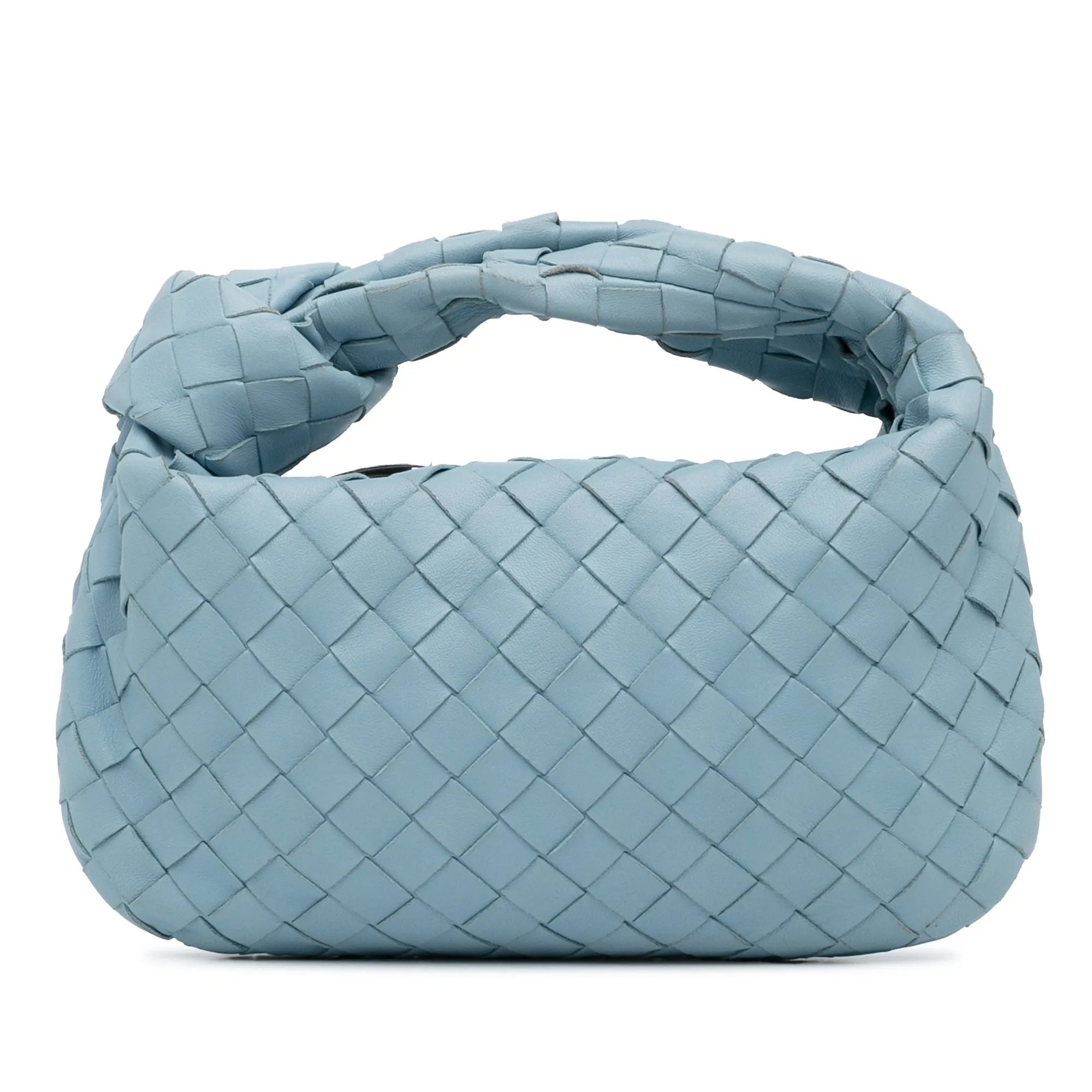 Bottega Veneta Jodie Mini Blue Intrecciato