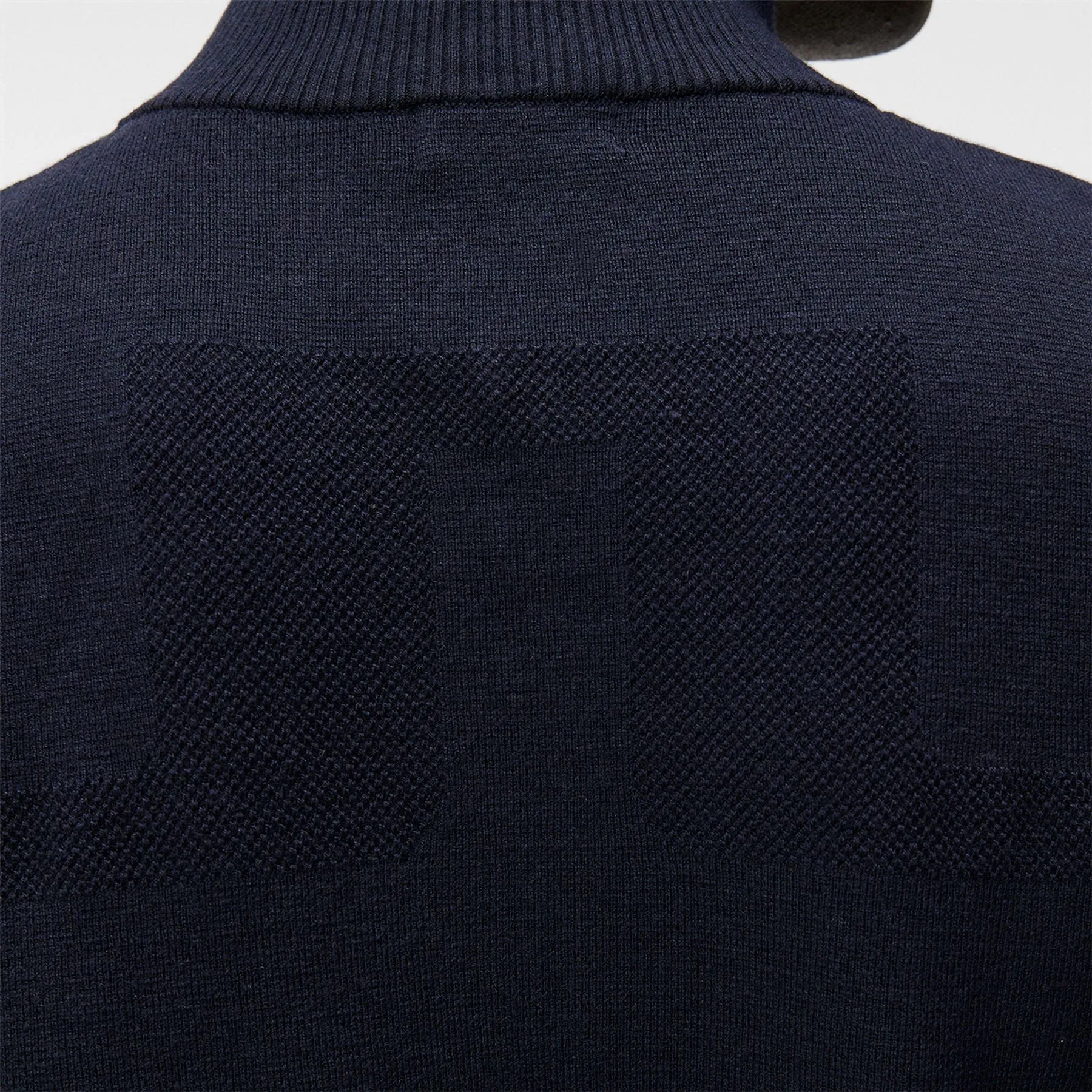 Bridge Merino Knitted Hybrid Sweater JL Navy - SS24