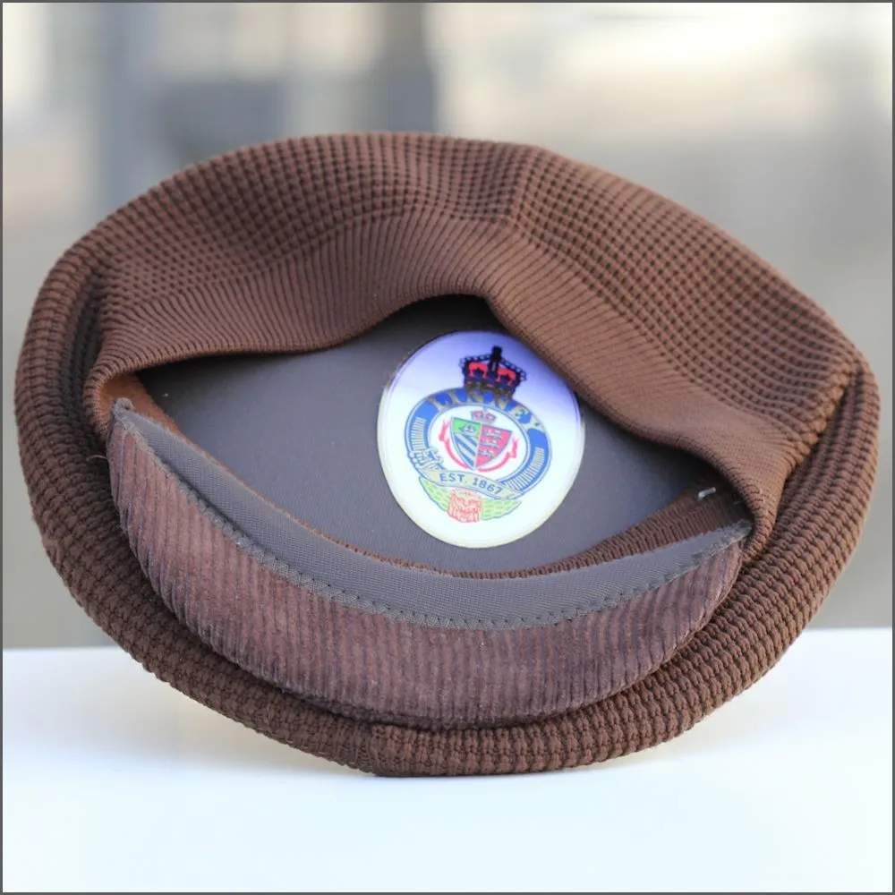 Brown Cord Cap 