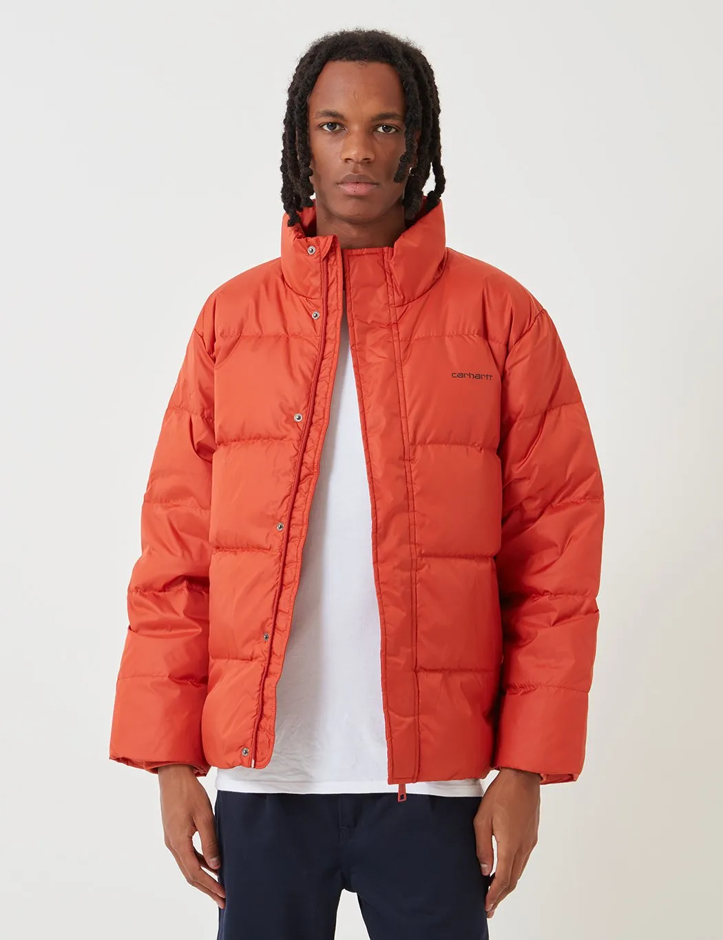 Carhartt-WIP Deming Jacket (Down) - Brick Orange / Black