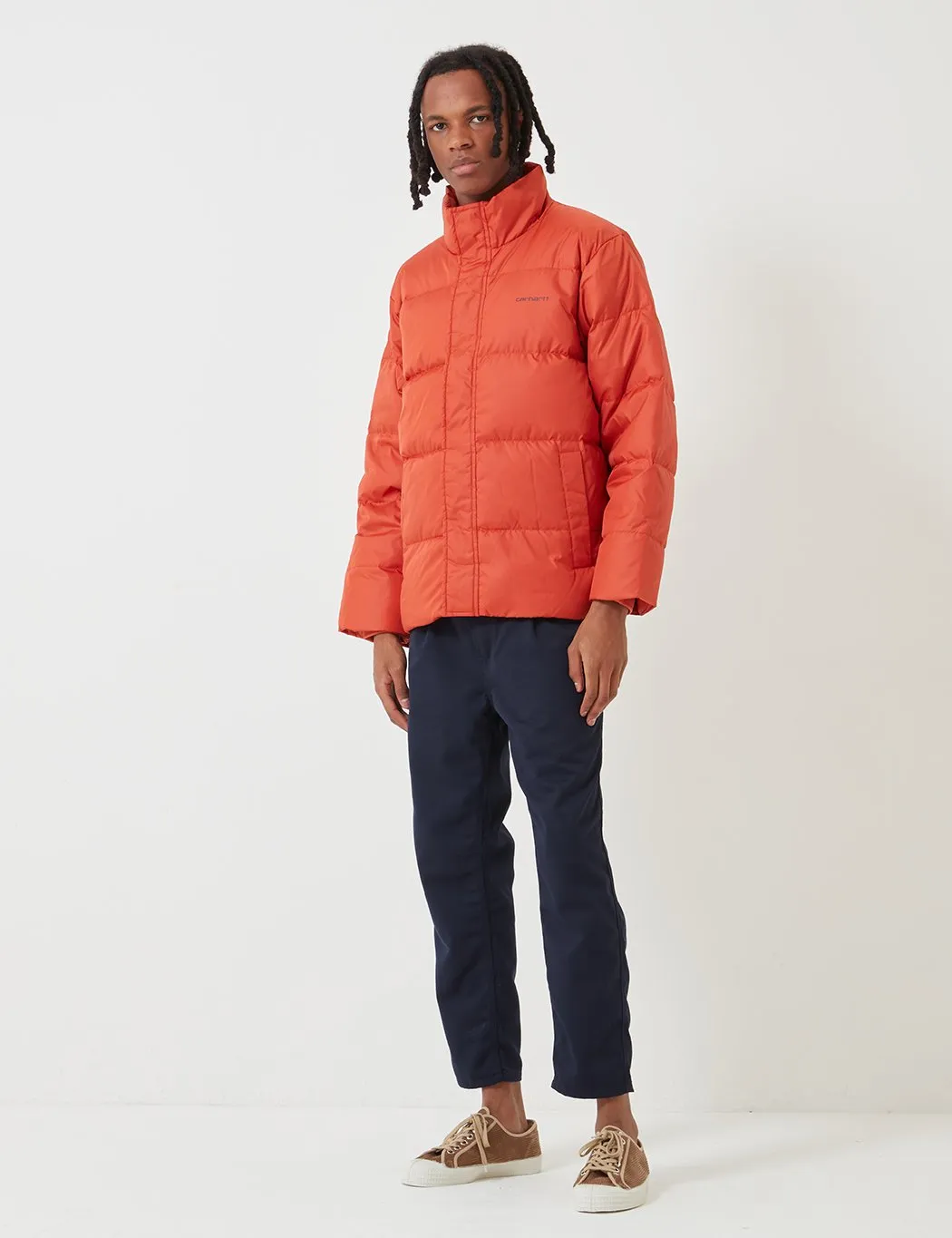 Carhartt-WIP Deming Jacket (Down) - Brick Orange / Black