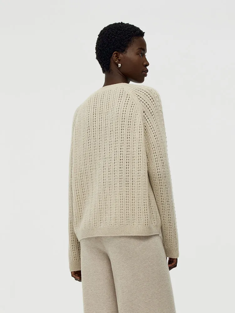 Cashmere Cable Knit Women Sweater