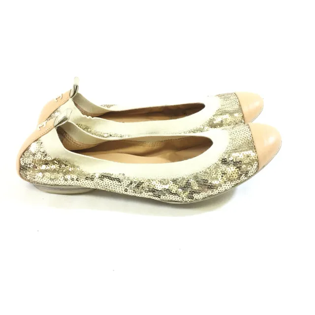 Chanel Sequin Ballet Flats. Size 37.5