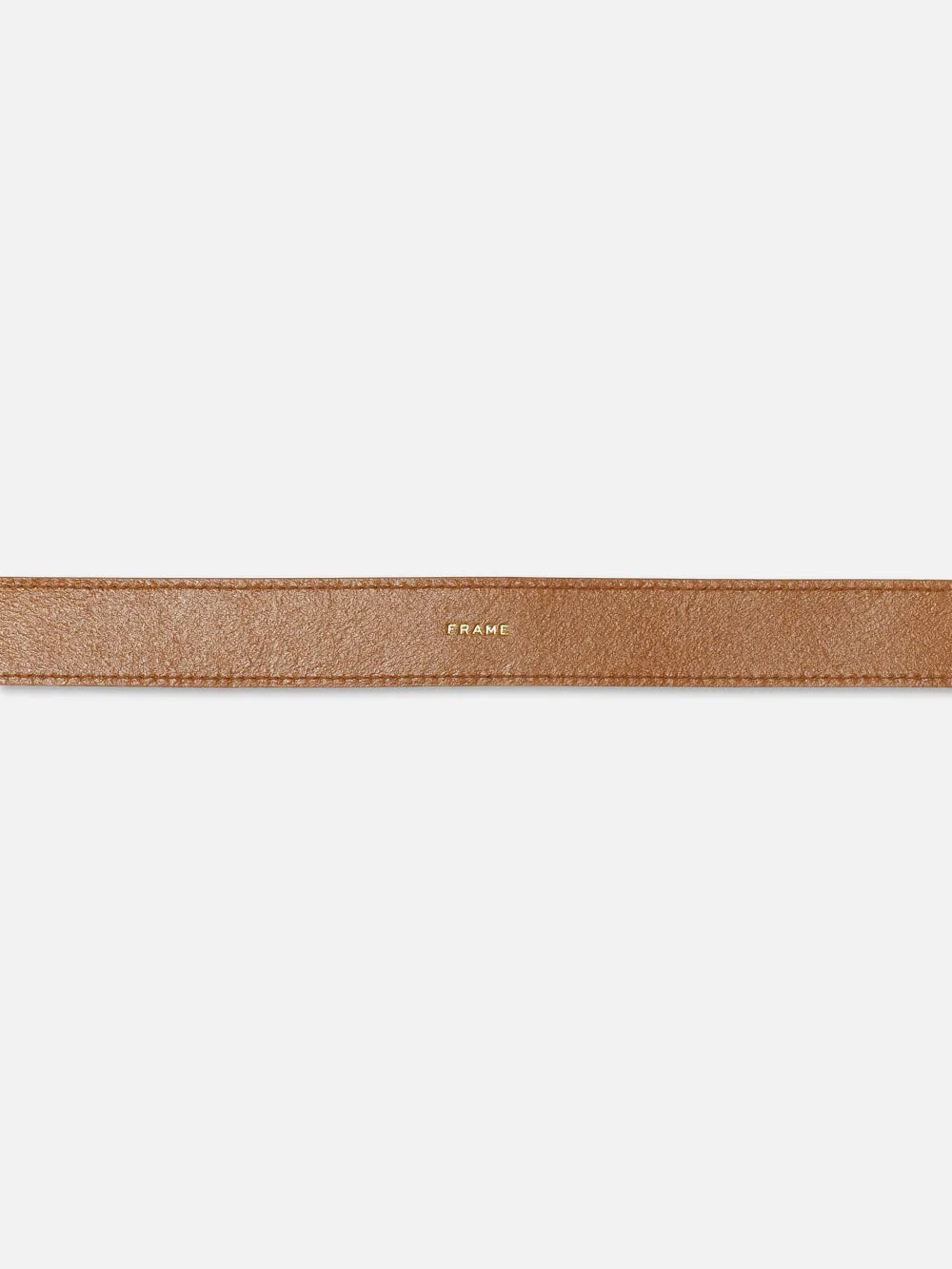 Circle Belt -- Tan Suede