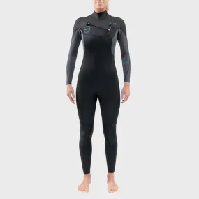 Dakine Quantum 5/4/3 Womens Chest Zip Wetsuit - Black/Grey